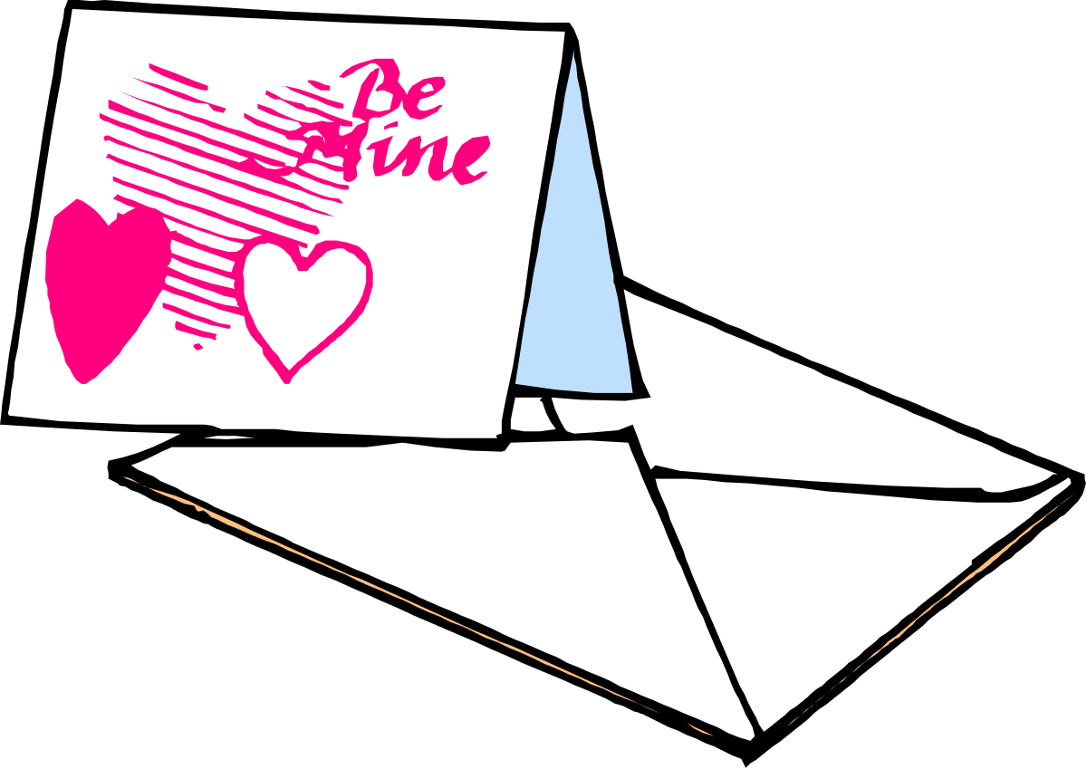 a white envelope with a pink heart on it clip art png transparent White Envelope with Pink Heart - Perfect Clipart for Love Letters