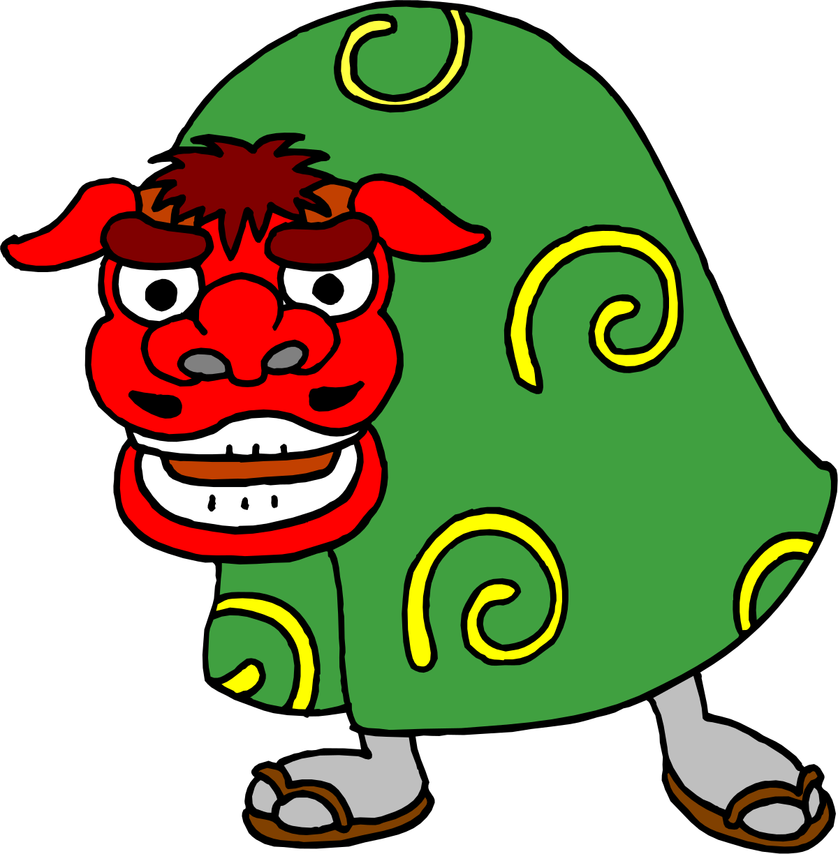 a cartoon character with a green coat and red hair clip art png transparent Cartoon Character with Green Coat and Red Hair - Fun Clipart