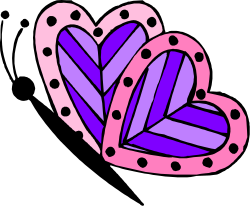 Two Dotted Hearts Clipart: Perfect for Romantic Themes