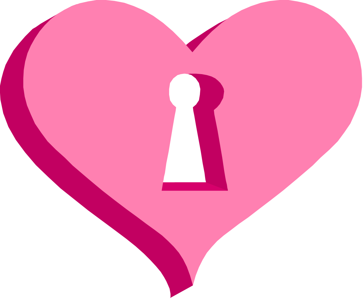 Heart with Keyhole Clipart: Unlock Your Emotions