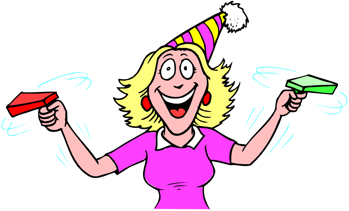 a woman with a birthday hat and a party hat clip art png transparent Birthday Hat Woman Clipart: Celebrate in Style