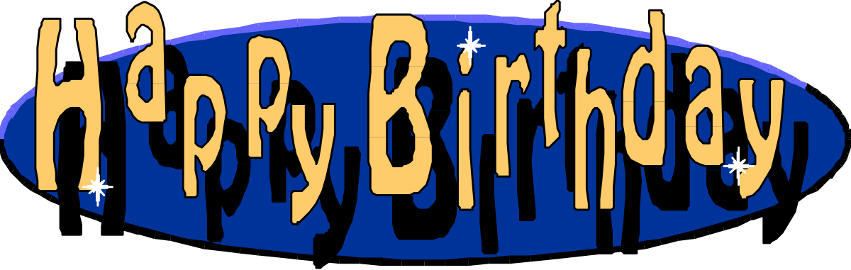 Happy Birthday Party Logo Clipart - Celebrate in Style