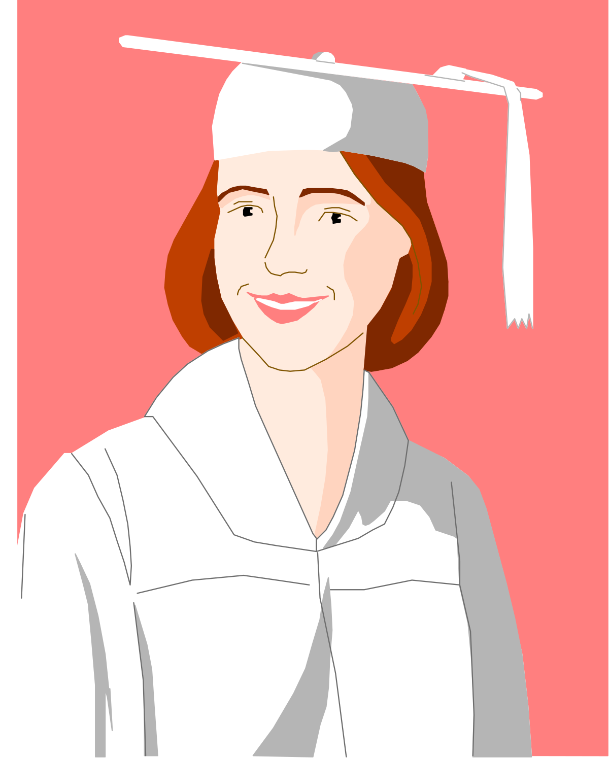 Graduation Cap and Gown Clipart for Celebrating Achievements
