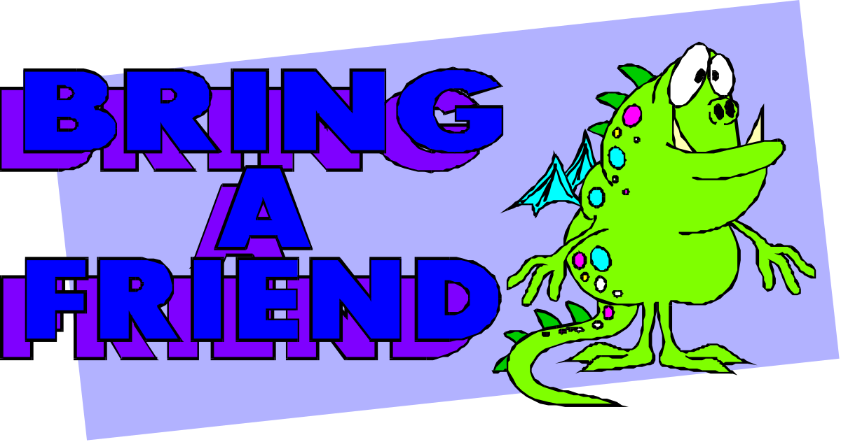 Bring a Friend Clipart: Fun and Playful Friendship Illustrations