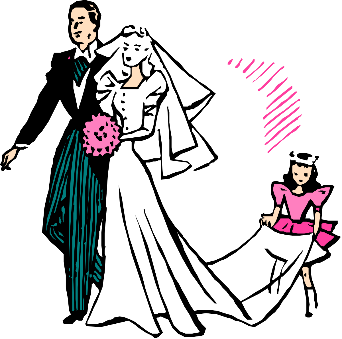 a woman in a wedding dress holding a bouquet clip art png transparent Wedding Dress Clipart: Woman Holding Bouquet for Your Special Moments