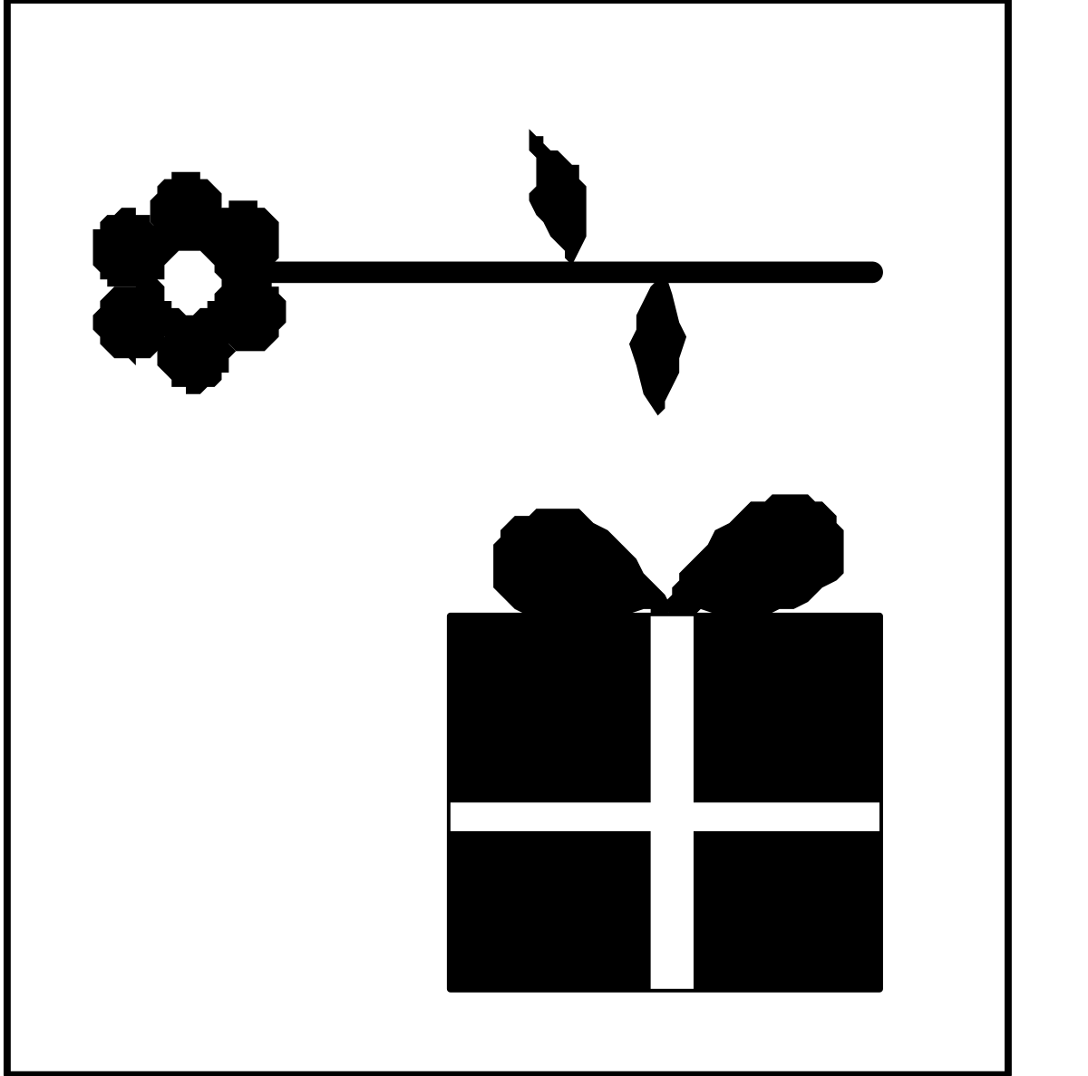 Gift Box with Bow Clipart - Perfect for Celebrations and Occasions