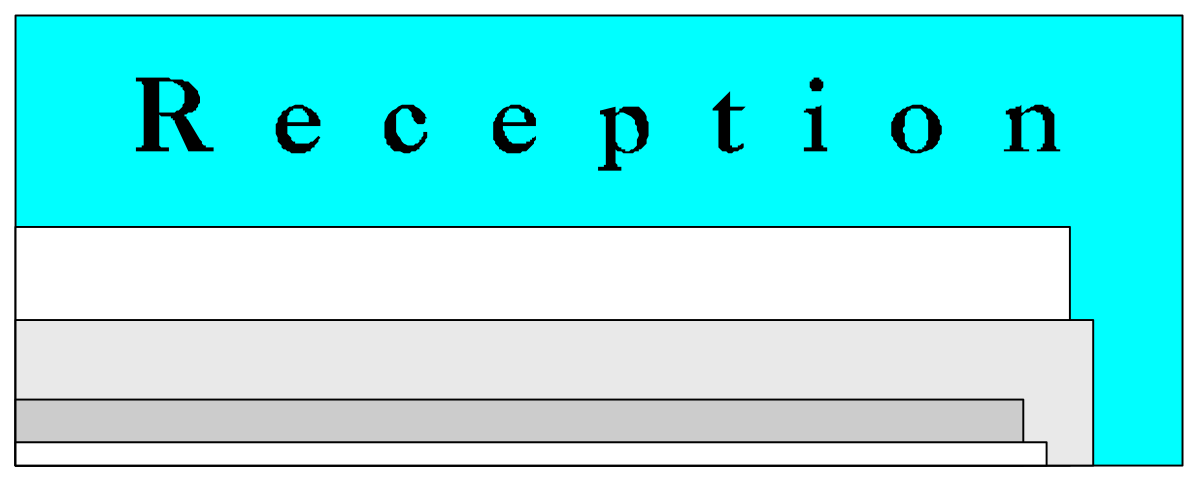 Blue Car with Reception Sign Clipart for Dynamic Visuals