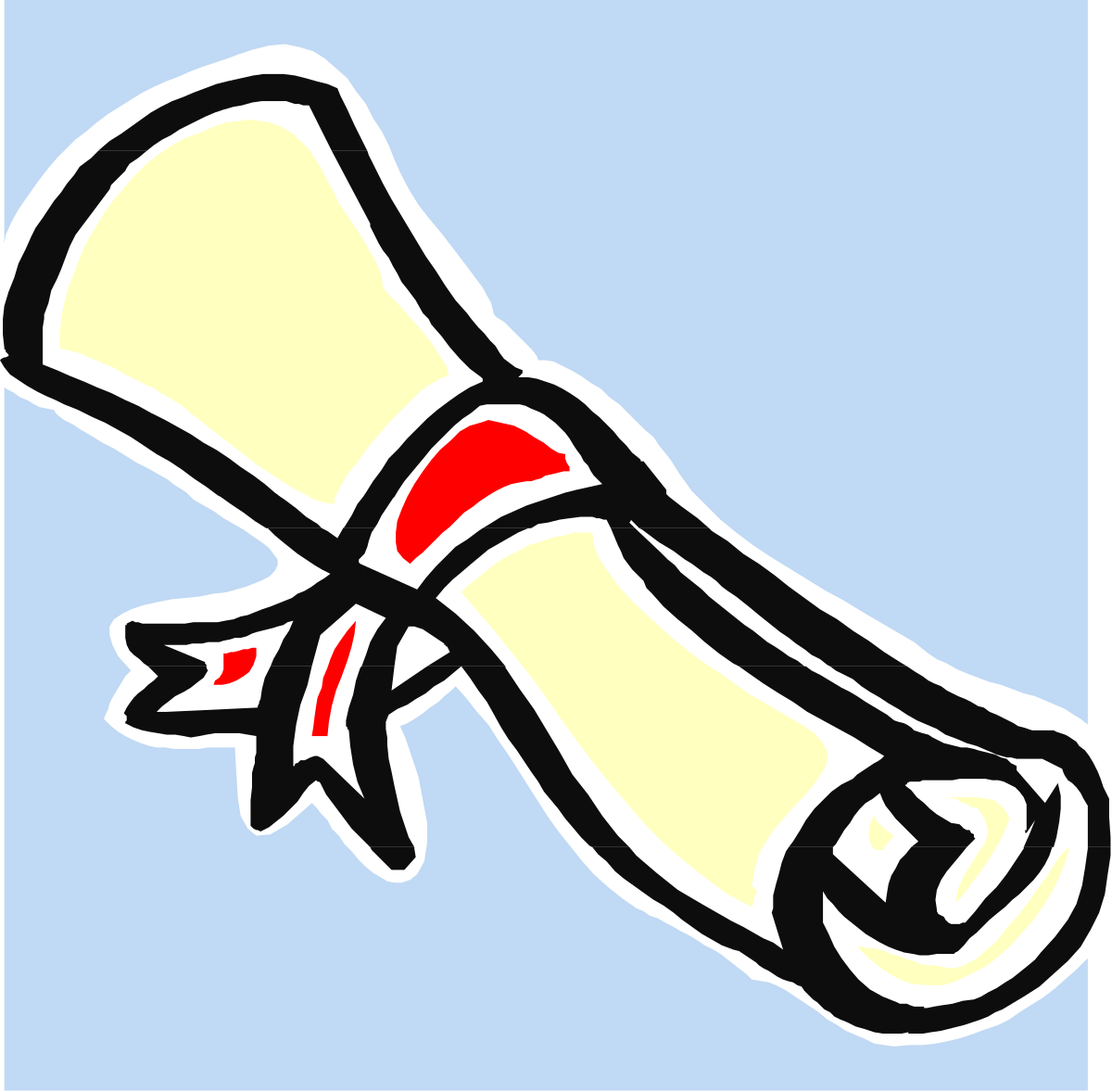 Black and White Shoe with Red Bow Clipart - Stylish Footwear Illustration