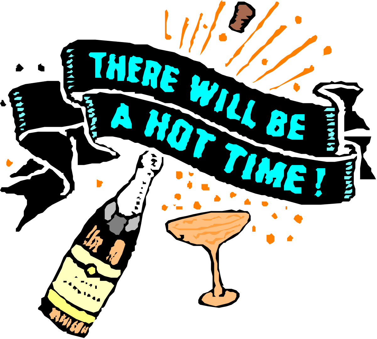 Cartoon Man Throwing Fireball - Dynamic Clipart Illustration
