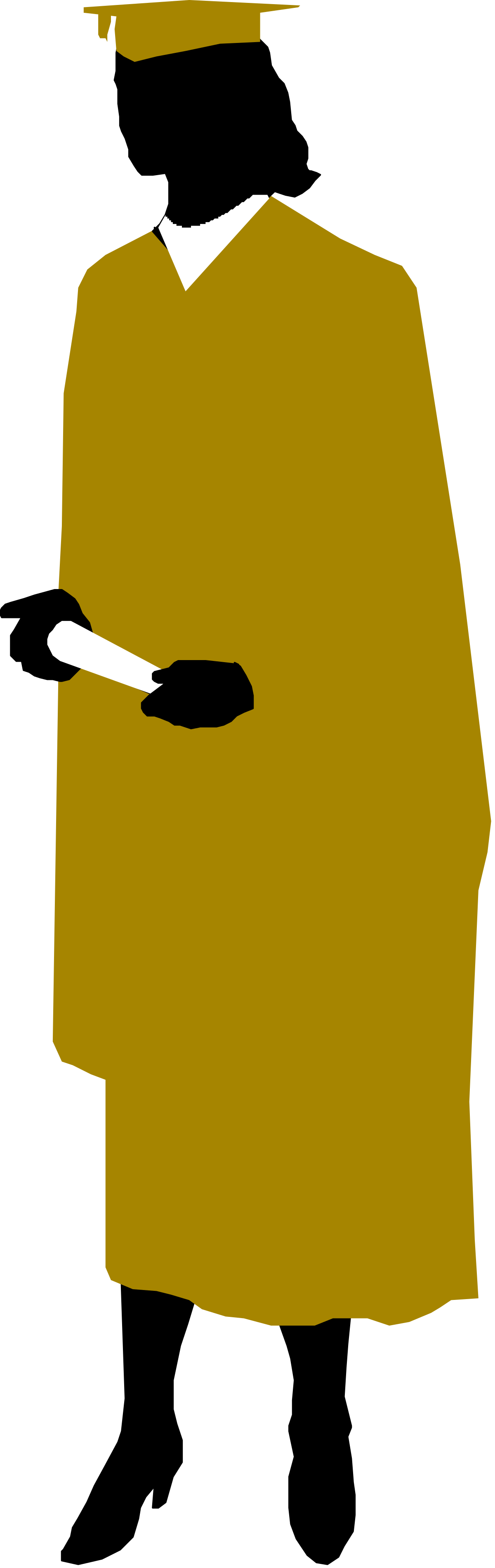 Yellow Shirt and Hat Man Clipart: Vibrant Character Illustration for Any Project