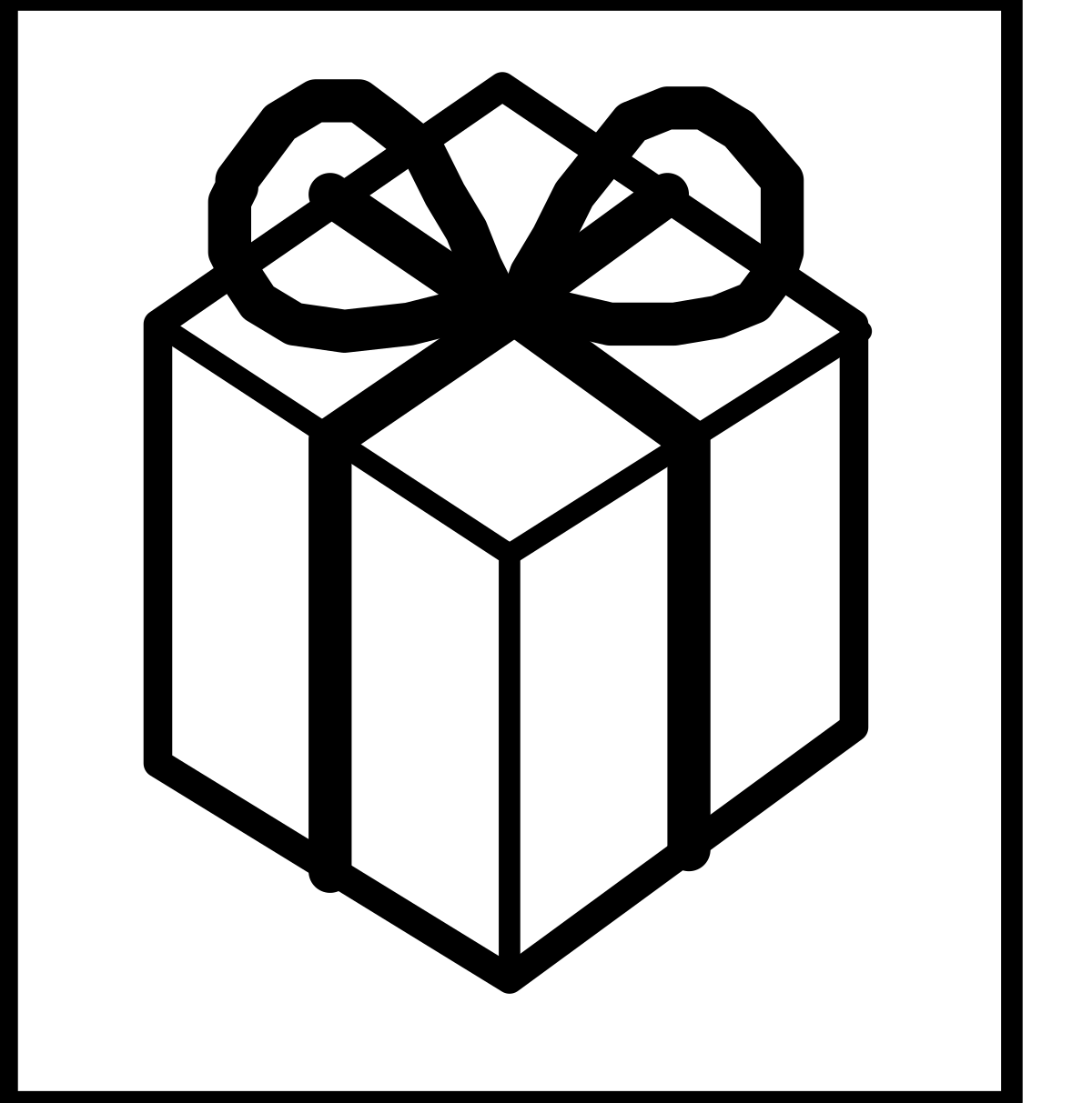 a black and white gift box with two bows clip art png transparent Black and White Gift Box with Two Bows - Elegant Clipart Design