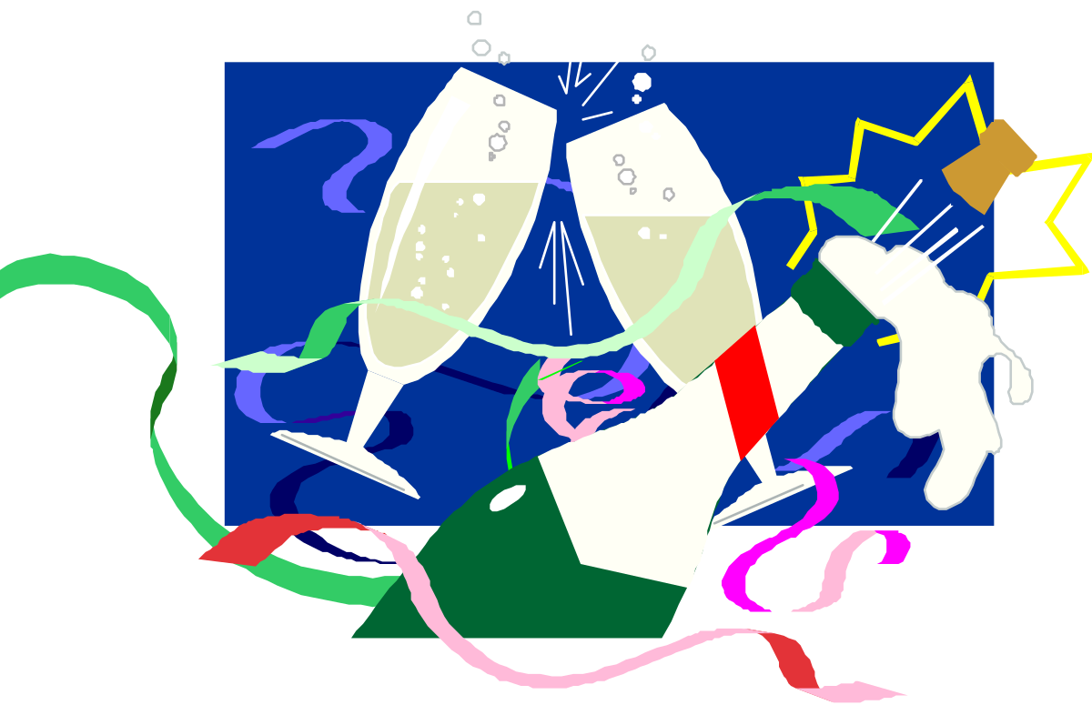 Champagne Glasses Clipart: Celebrate with Elegance