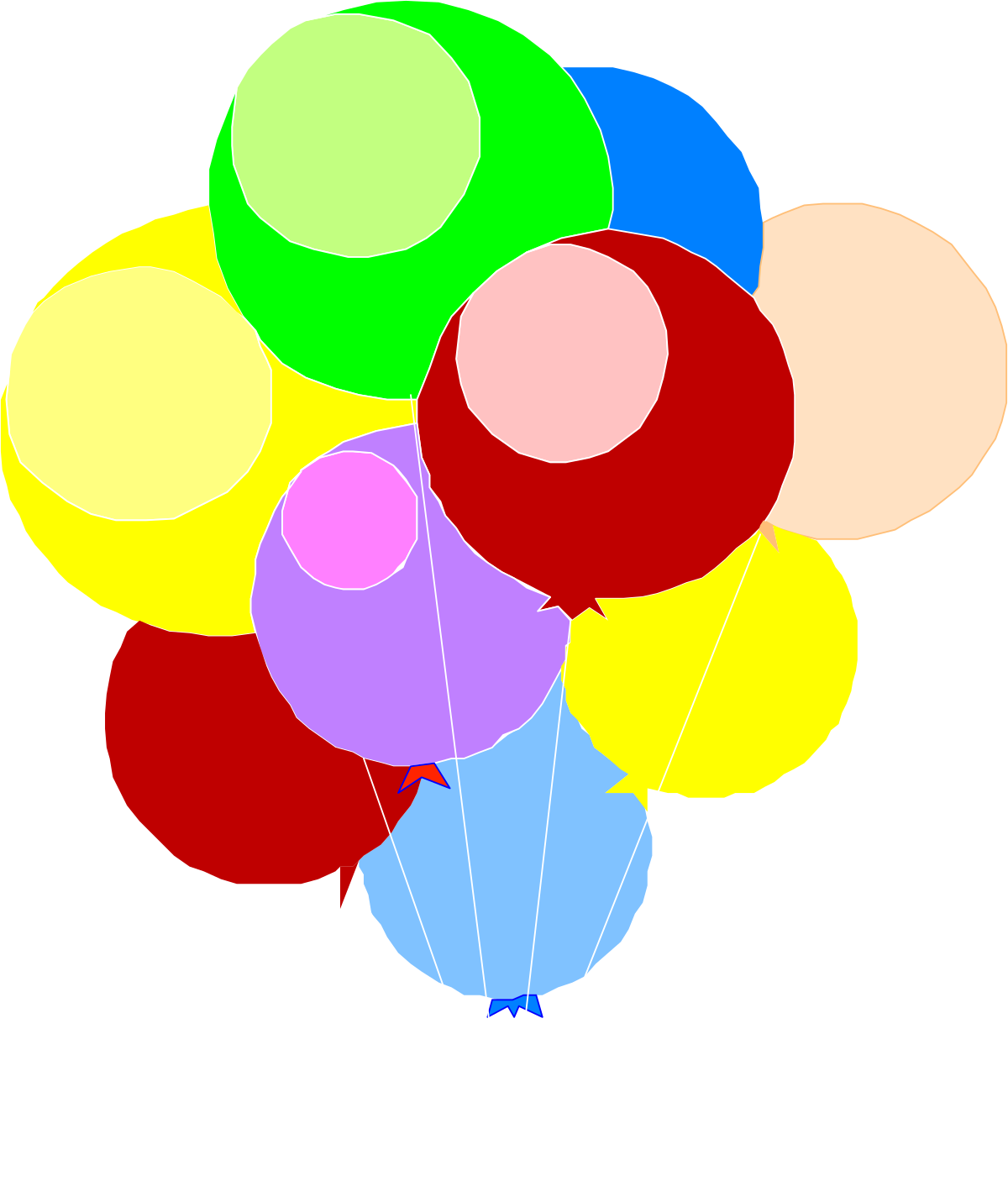 Colorful Balloon Collection - Fun and Festive Clipart