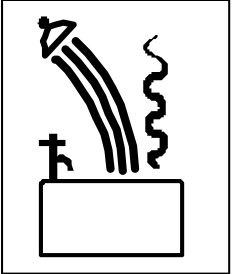 Boat Icon with Long Tail  Black and White Clipart Design