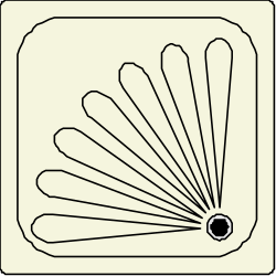 Black and White Shell Clipart: Elegant Marine Design