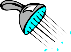 Blue and Gray Monster with Large Mouth Clipart