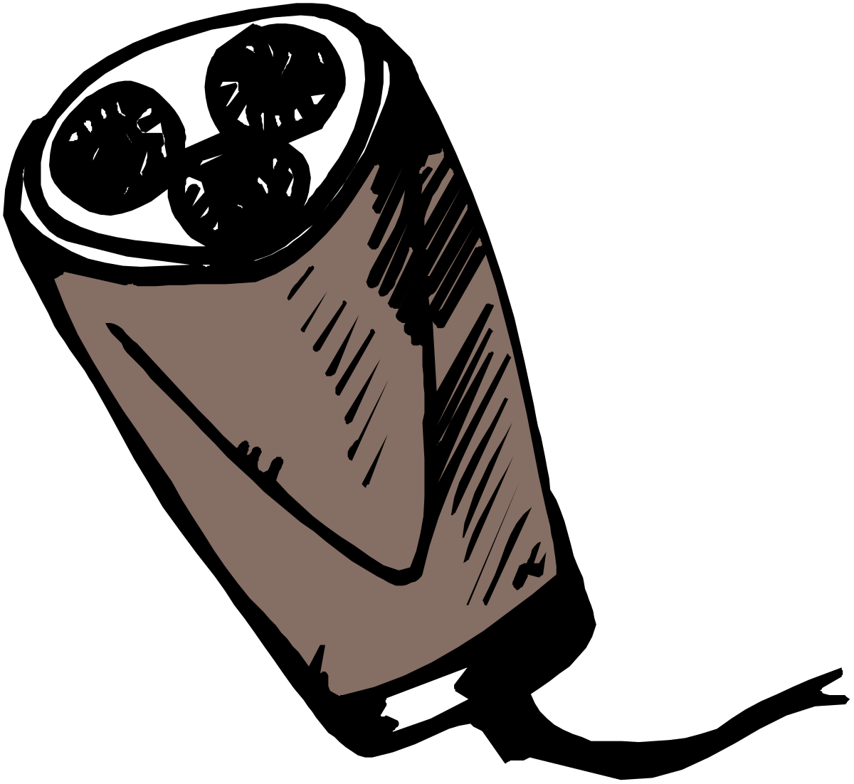 Black and White Coffee Cup Clipart for Versatile Use