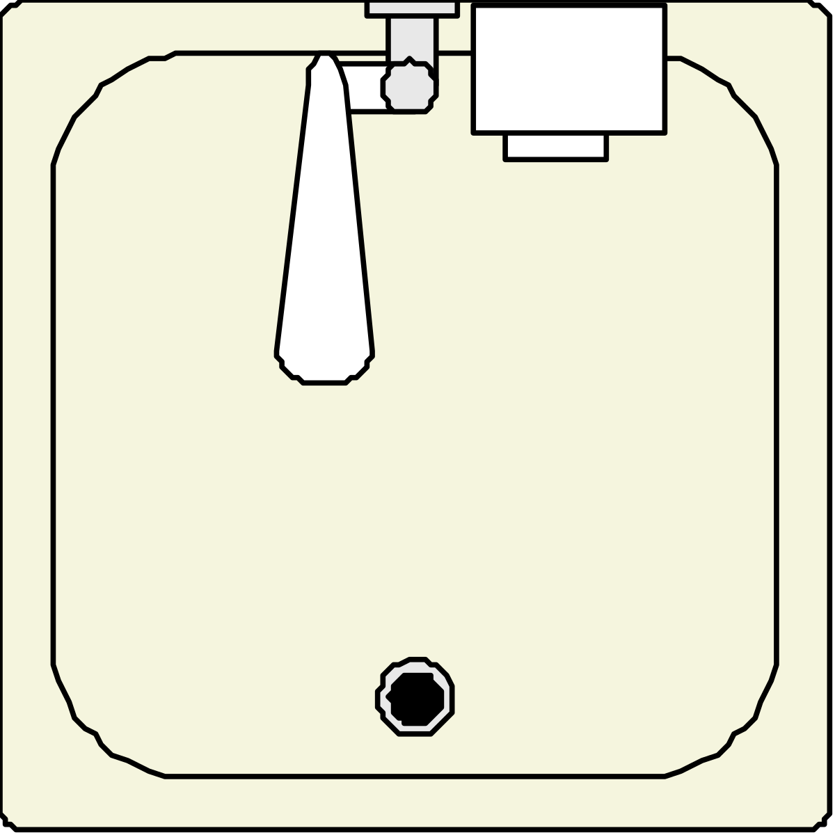 Bathtub with Shower and Toilet Clipart for Home Design