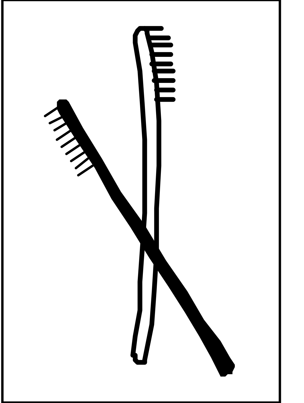 Black and White Tooth Clipart - Perfect for Dental Themes