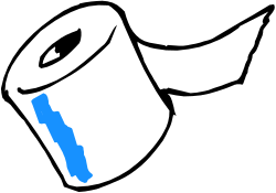 White and Blue Trash Can Clipart: Perfect for Clean-Up Efforts