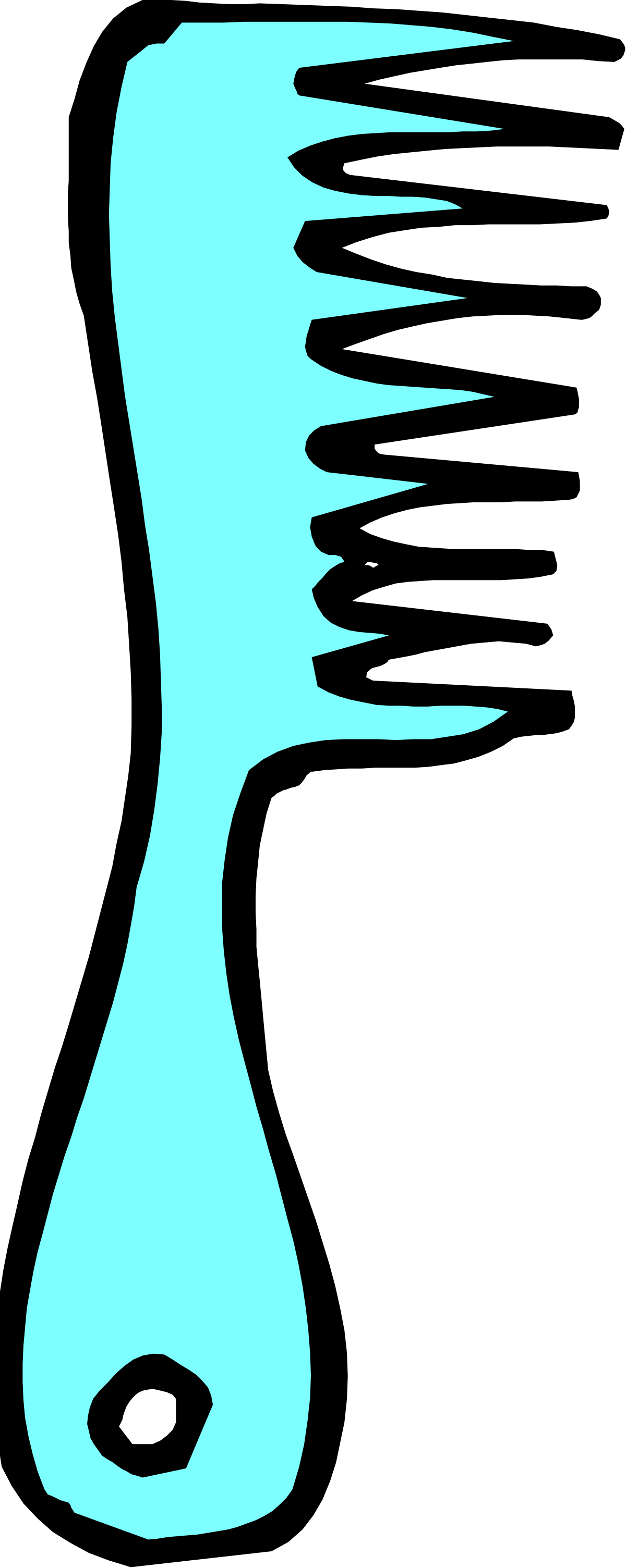 a blue hair brush with a black background clip art png transparent Blue Hair Brush on Black Background - Stunning Clipart for Your Needs
