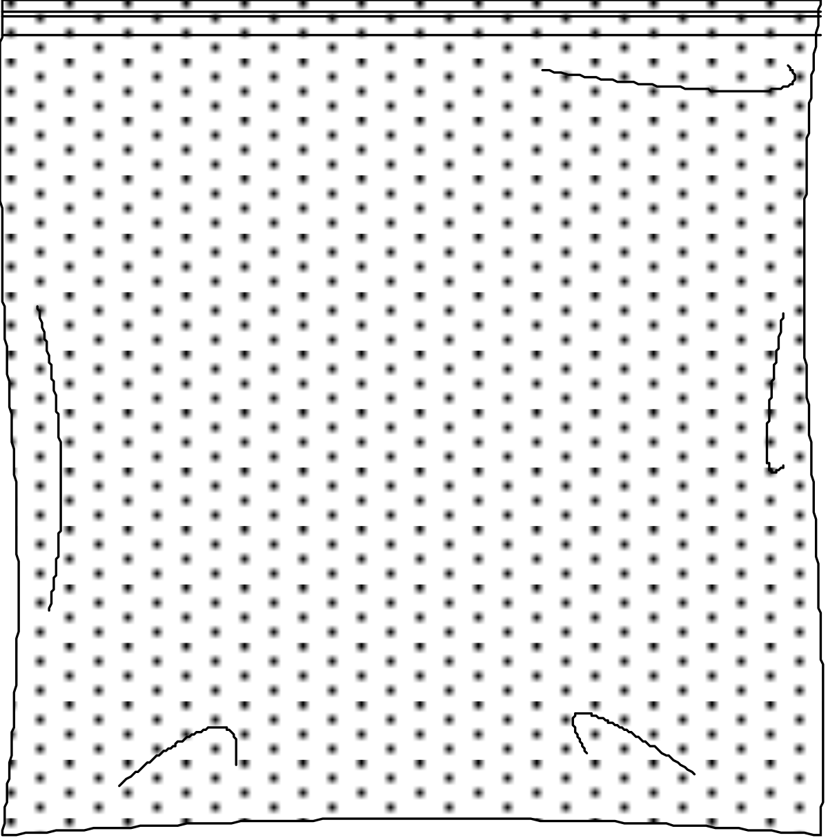 Black Dot Pattern on White Background - Perfect Clipart for All Uses