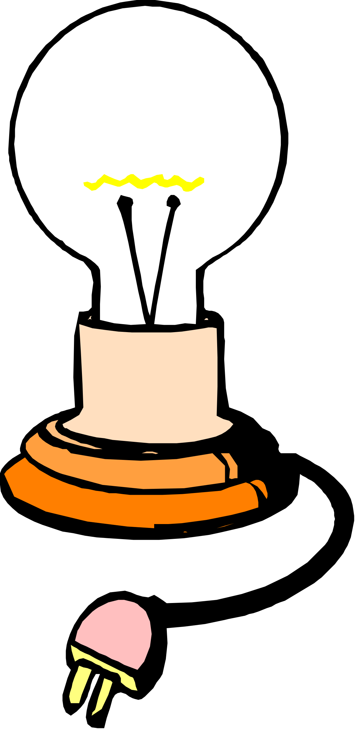 Light Bulb on Cake Clipart - Brighten Your Celebrations