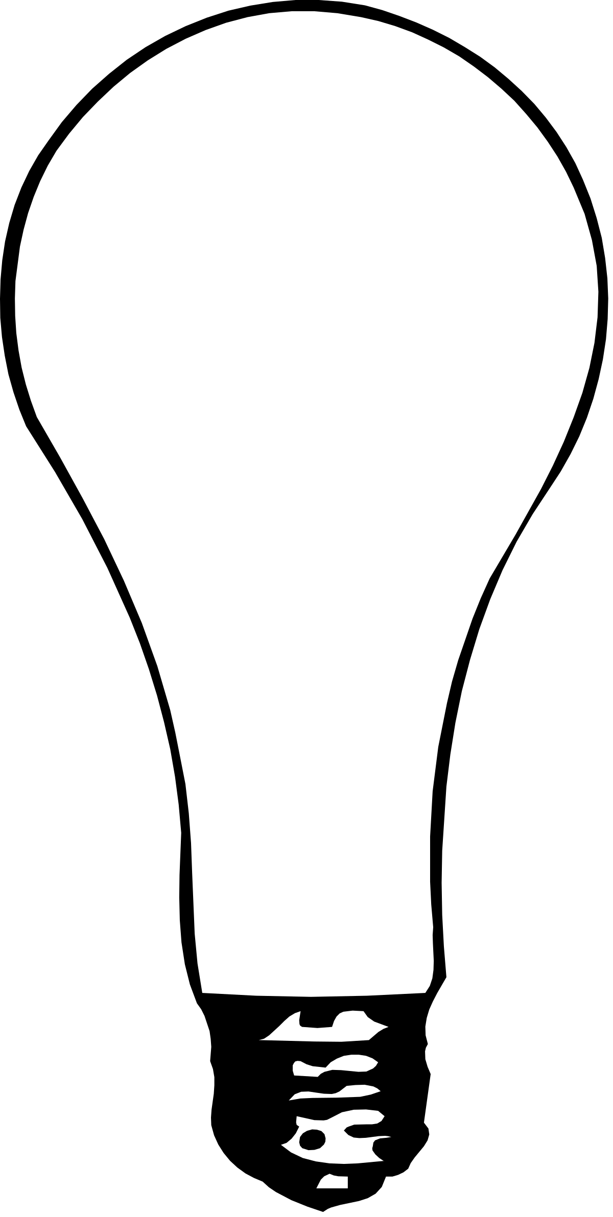 Light Bulb Reflection on Water Clipart for Creative Projects