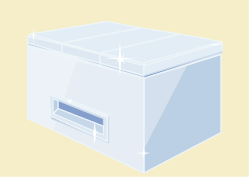 Open Door White Refrigerator Clipart for Modern Kitchens