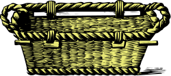 Basket Clipart with Handles - Perfect for All Your Creative Projects