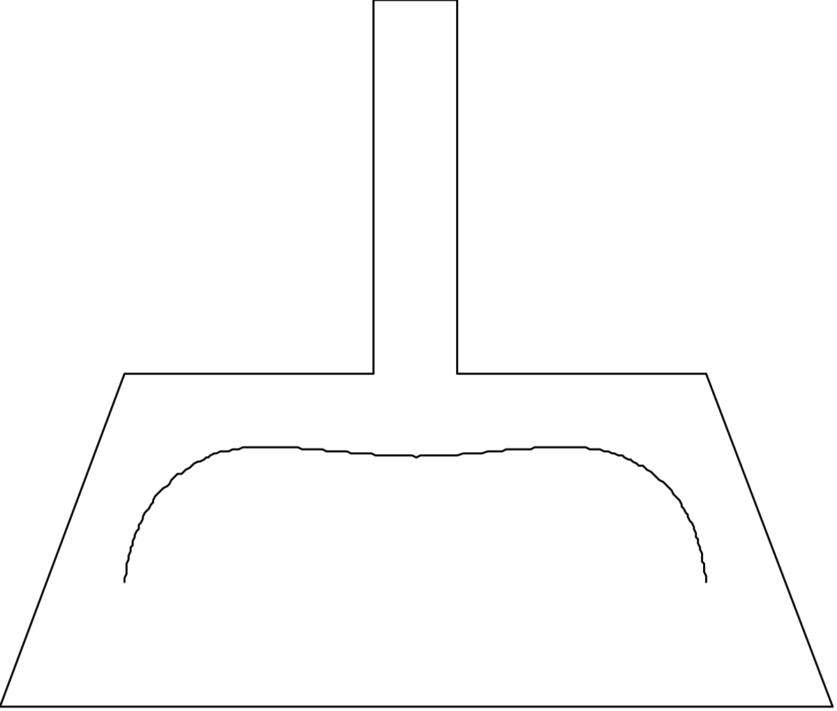 Toilet Icon - Clean Black and White Clipart for Modern Designs