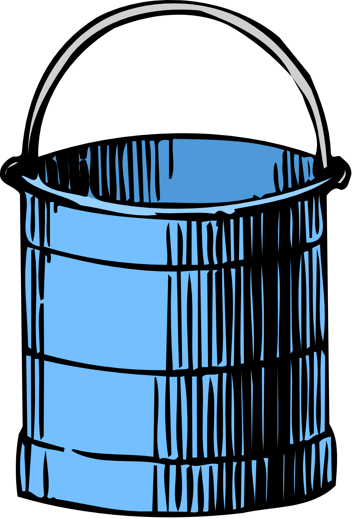 a bucket with a handle and a handle clip art png transparent Bucket Clipart with Handle for Creative Projects