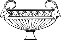 Vase Clipart: Elegant Black and White Visuals for Your Projects