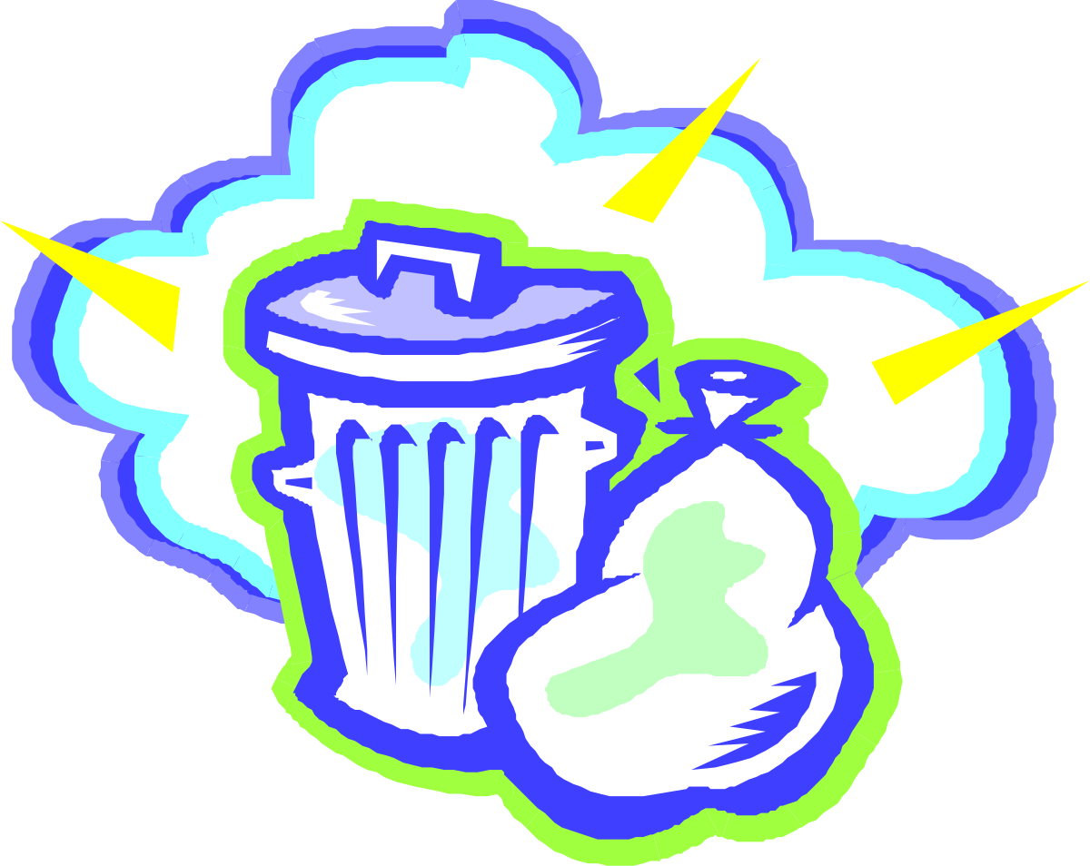 a trash can with a trash bag in it clip art png transparent Trash Can with Trash Bag Clipart - Perfect for Cleanliness and Waste Management Themes