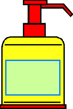 Yellow and Red Bottle with Cap - Vibrant Clipart for Creative Projects