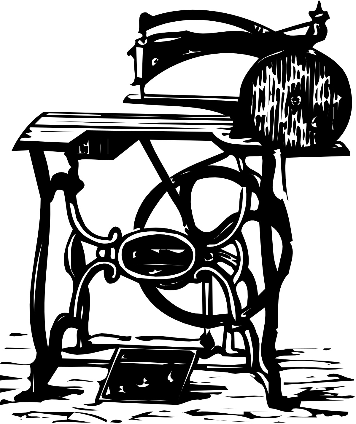 Stylish Black and White Chair Clipart for Creative Projects