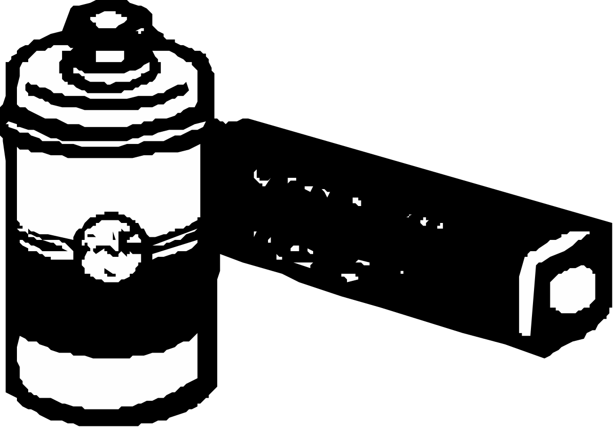 Black and White Bottle Clipart for Creative Projects