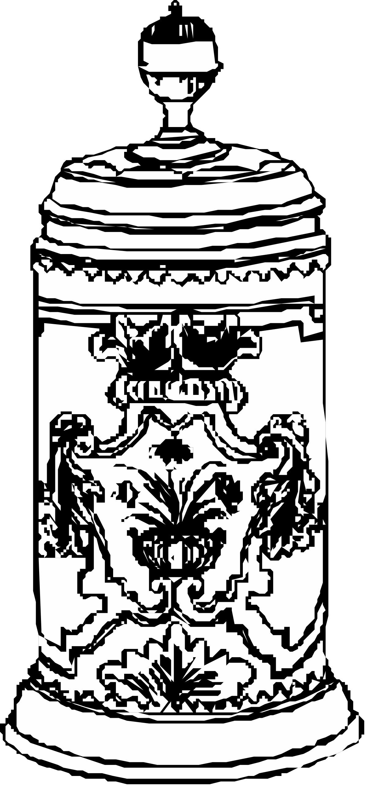 a black and white image of a jar clip art png transparent Black and White Jar Clipart for Creative Uses