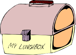 Cartoon Dog House with 'My Lunch' Sign - Charming Clipart for Animal Lovers