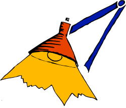 Cartoon Character with Hat and Sword - Playful Clipart Collection
