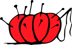 Red Lotus Flower Clipart with 'Lotus' Text
