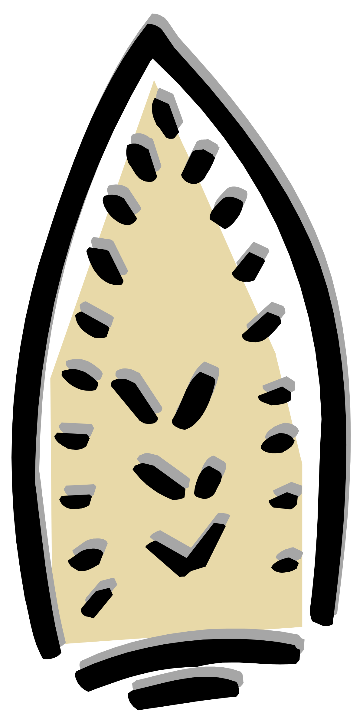 Cheese Delight on Black Background Clipart