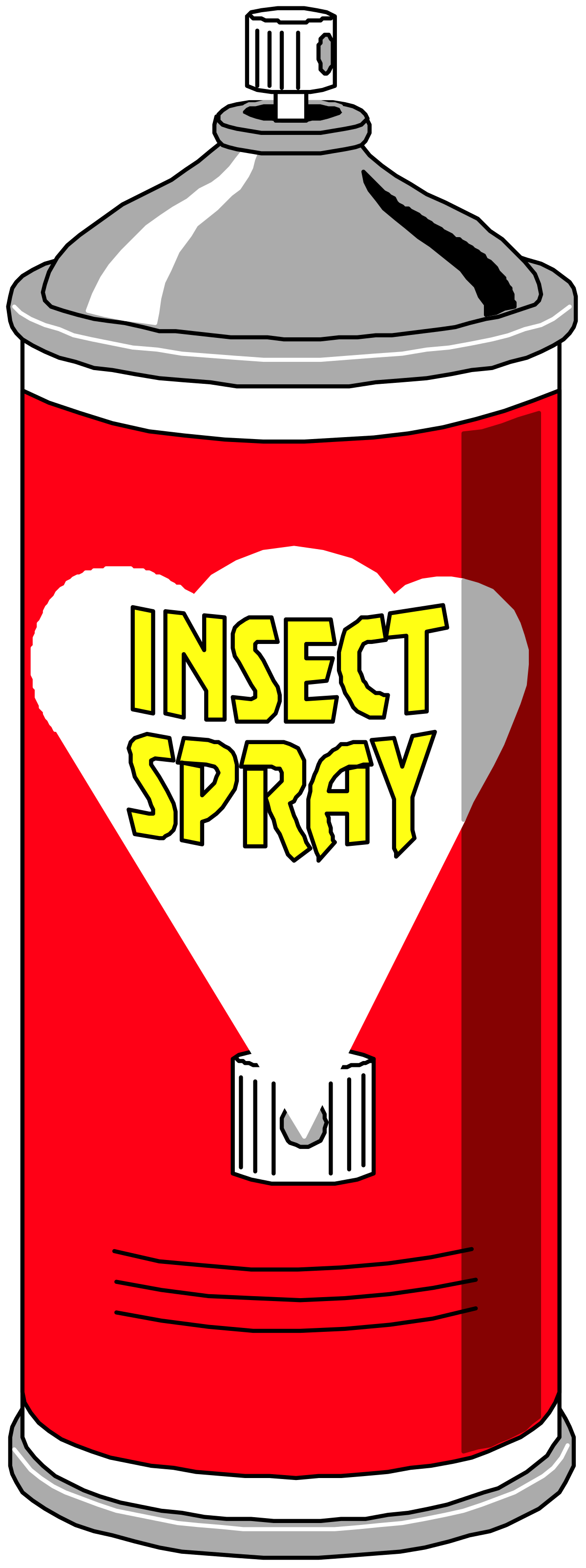 Red Can with 'Heart' Label - Perfect Clipart for Heartfelt Expressions