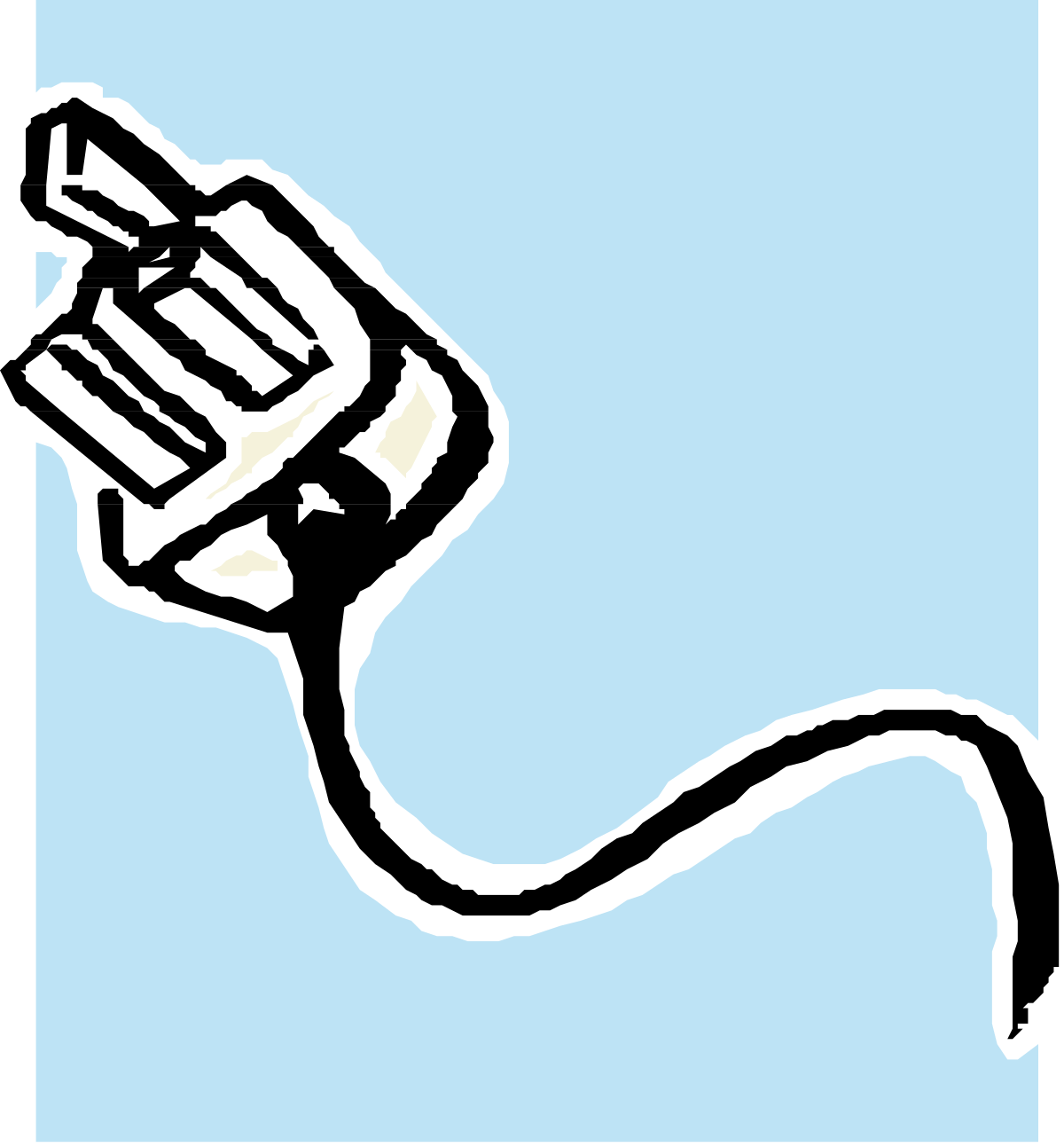 Mountain Climbing Silhouette Clipart: Adventurous Man Scaling Peaks