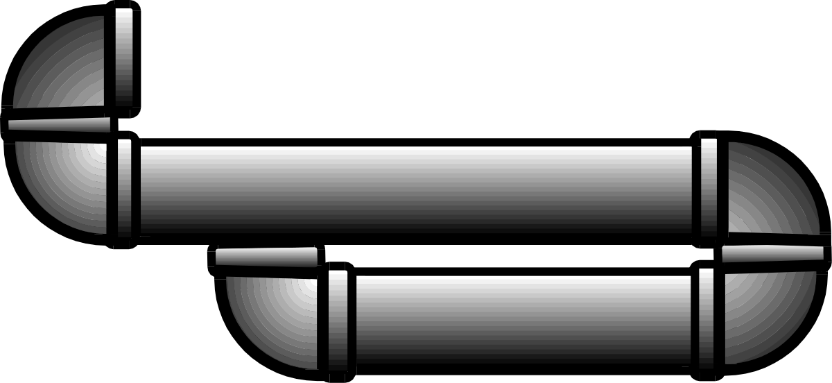White Rectangles on Black Background - Stunning Clipart Design