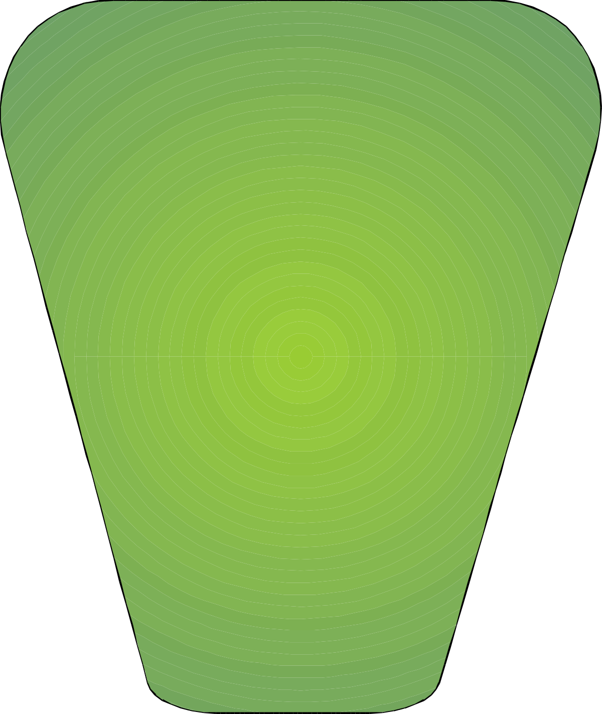 Green Cup on White Background - Vibrant Clipart for Your Projects