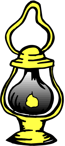Yellow Candle on Black Background - Eye-Catching Clipart