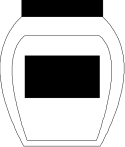 Stop Sign Icon: Black and White Clipart for Safety and Awareness