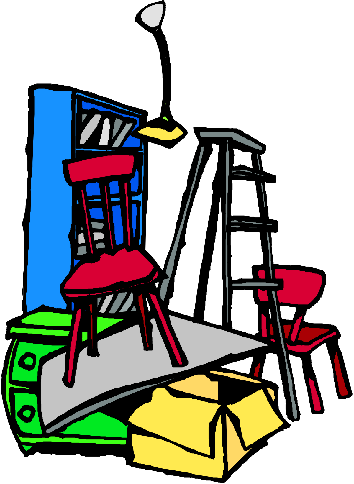 Chair and Lamp Clipart: Stylish Home Dcor Essentials
