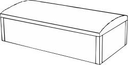 White Box with Lid Clipart for Creative Projects